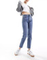 Фото #1 товара Pull&Bear comfort mom jean in medium blue