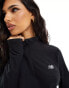 New Balance performance 1/2 zip top in black