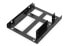 Фото #2 товара DIGITUS Dual 2.5" HDD/SSD Internal Mounting Kit incl. cable set - Universal - Mounting frame - Metal - Black - 2.5" - China