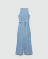 ფოტო #3 პროდუქტის Women's Bow Detail Lyocell Jumpsuit