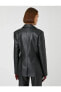 Фото #5 товара Куртка женская Koton Кожаный вид с пуговицами