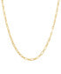 Фото #1 товара Italian Gold children's Paperclip Link 13" Chain Necklace in 14k Gold