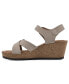 Фото #6 товара Women's Prezo Footbed Wedge Sandals