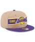 Men's Tan/Purple Los Angeles Lakers 2024 NBA Draft 9FIFTY Snapback Hat