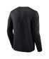 ფოტო #4 პროდუქტის Men's Black Iowa Hawkeyes Double Time 2-Hit Long Sleeve T-shirt