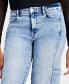 Фото #5 товара Juniors' Mid-Rise Wide-Leg Cargo Jeans