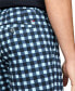 ფოტო #6 პროდუქტის Men's Twill Gingham Shorts