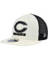Фото #1 товара Men's Cream, Black Chicago Bears Chrome Collection 9FIFTY Trucker Snapback Hat