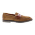 Фото #2 товара Bruno Magli Sanna BM2SNAB1 Mens Brown Suede Loafers & Slip Ons Penny Shoes 10.5