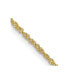 Фото #3 товара Diamond2Deal 18k Yellow Gold 16" Singapore Chain Necklace