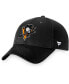 ფოტო #2 პროდუქტის Men's Black Pittsburgh Penguins Core Adjustable Hat
