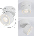 Фото #3 товара Lampa sufitowa Paulmann Oprawa nastropowa Spircle 8W 36st. 3000K 230/40V Weiß matt/Alu