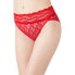 b.tempt'd by Wacoal 297807 Lace Kiss Hi Leg Brief Panty, Crimson Red, Large
