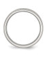 ფოტო #3 პროდუქტის Stainless Steel Brushed Polished Concave 6mm Edge Band Ring