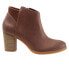 Фото #1 товара Softwalk Kora S1856-255 Womens Brown Leather Zipper Ankle & Booties Boots 11