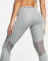 Nike Running Dri-FIT Fast cropped leggings in marl grey