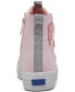 Фото #4 товара Little Girls Triple Up High Top Casual Sneakers from Finish Line