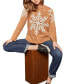 Фото #4 товара Women's Snowflake Crewneck Sweater