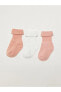 Фото #4 товара Basic Kız Bebek Soket Çorap Yeni 3'lü Paket