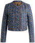 Фото #3 товара Women's Tweed Regular-Fit Jacket