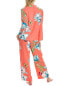 Фото #2 товара Natori 2Pc Wild Poppy Pajama Set Women's Orange M