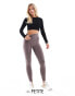 ASOS 4505 Petite – Glatte, nahtlose Sport-Leggings in Lila mit hoher Taille