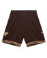 Men's Brown Chicago Bulls 1997-98 Hardwood Classics Lux Swingman Shorts