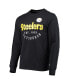 ფოტო #3 პროდუქტის Men's Black Pittsburgh Steelers Peter Long Sleeve T-shirt
