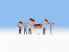 NOCH German Fans - HO (1:87) - Multicolour