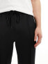 ASOS DESIGN tapered scuba joggers in black