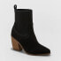 Фото #1 товара Women's Kinley Ankle Boots - Universal Thread Black 9.5