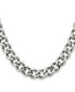 ფოტო #1 პროდუქტის Stainless Steel 11.5mm Curb Chain Necklace