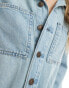 Фото #4 товара Levi's Iconic overall jumpsuit in light blue denim wash