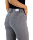 ფოტო #4 პროდუქტის Women's Seamed Side-Slit Skinny Jeans