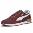 Фото #4 товара Puma Graviton Lace Up Mens Burgundy Sneakers Casual Shoes 38073829