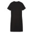Puma Essentials Blossom Short Sleeve T-Shirt Dress Womens Black Casual 67967401