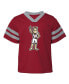 Фото #2 товара Baby Boys and Girls Crimson Oklahoma Sooners Two-Piece Red Zone Jersey and Pants Set