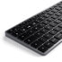 Satechi Slim X3 Bluetooth Tastatur"Schwarz/Grau Schweiz Kabellos