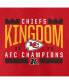 Фото #2 товара Men's Red Kansas City Chiefs 2023 AFC Champions Hometown Not Done T-shirt
