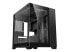 Фото #2 товара DIYPC DIY-CUBE01-BK Black USB3.0 Tempered Glass Micro ATX Gaming Computer Case