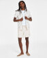 Фото #3 товара Men's Charlie Linen Pull-On Shorts, Created for Macy's