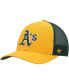 ფოტო #1 პროდუქტის Men's Gold Oakland Athletics Secondary Trucker Snapback Hat