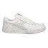 Фото #1 товара Diadora Magic Basket Low Icona Leather Lace Up Mens Off White, White Sneakers C