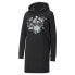 Фото #1 товара Puma Frozen Flower Long Sleeve Hoodie Dress Womens Black Casual 67400501