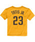 ფოტო #5 პროდუქტის Toddler Fernando Tatis Jr. Gold San Diego Padres Player Name and Number T-shirt