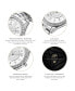 ფოტო #7 პროდუქტის Women's Mondrian Diamond (1/6 ct.t.w.) Stainless Steel Watch