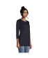 ფოტო #8 პროდუქტის Women's Tall Cotton Supima Tunic