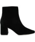 Фото #2 товара Women's Hazara Wide Width Velvet Block Heel Dress Booties