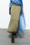 Фото #2 товара Плиссированная юбка из сатина ZARA