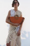 Фото #3 товара Платье миди из кружева кроше — limited edition ZARA